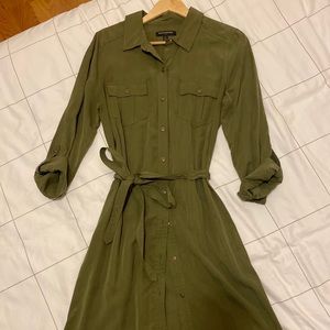 Banana Republic long sleeve shirt dress 💚